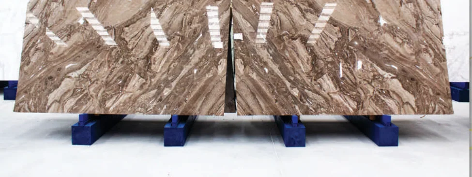 Natural stone slab: Arabescato Brown