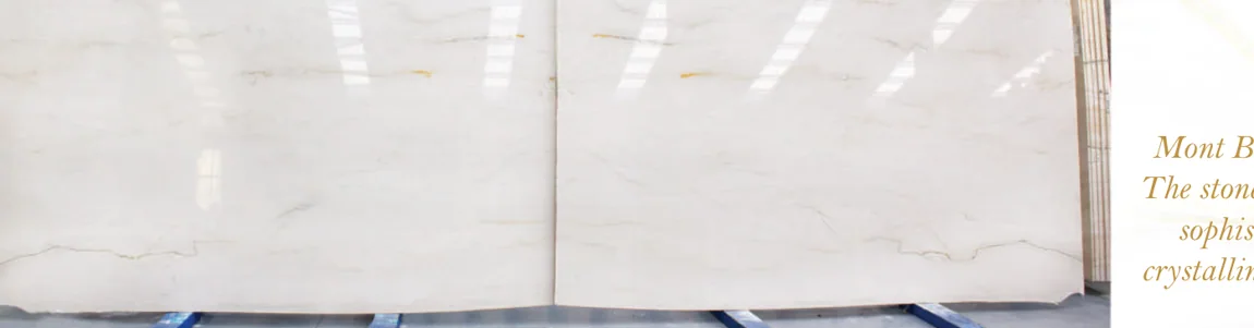 Natural stone slab: Mont Blanc