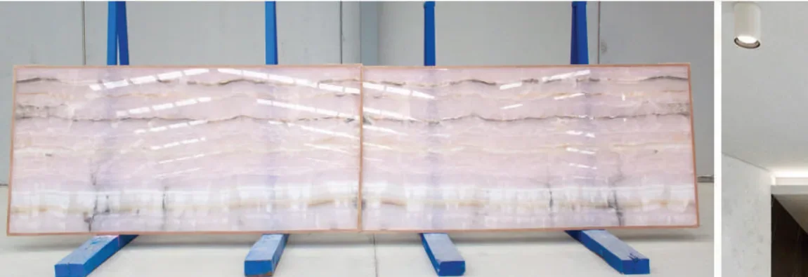 Natural stone slab: Pink Onyx
