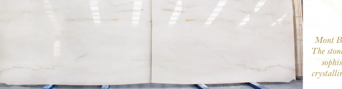 Natural stone slab: Mont Blanc