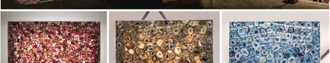 Natural stone slab: Agate