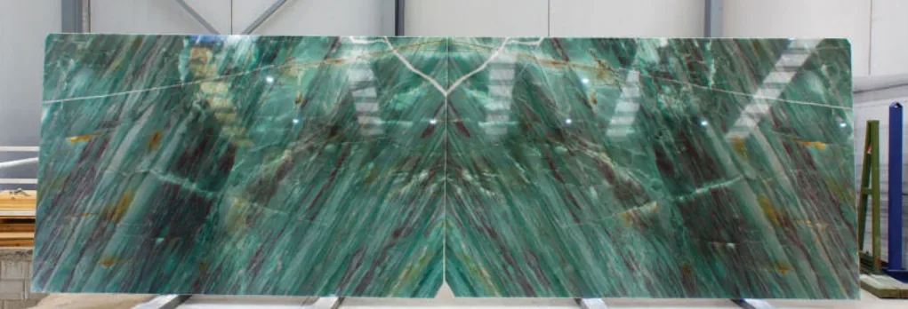 Natural stone slab: Botanic Green